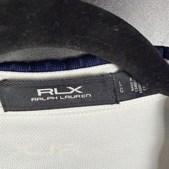RLX Ralph Lauren Heavyweight Pique Dress White Polo Mini Short Sleeve Sz L - Picture 7 of 10